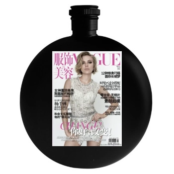 Scarlett Johansson Round Flask