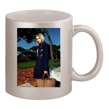 Scarlett Johansson 11oz Metallic Silver Mug