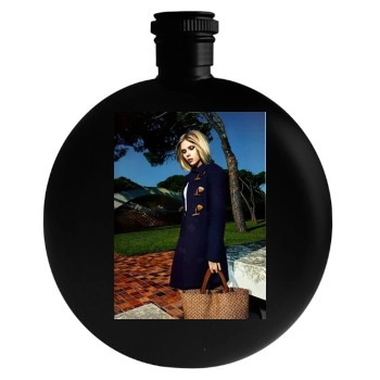 Scarlett Johansson Round Flask