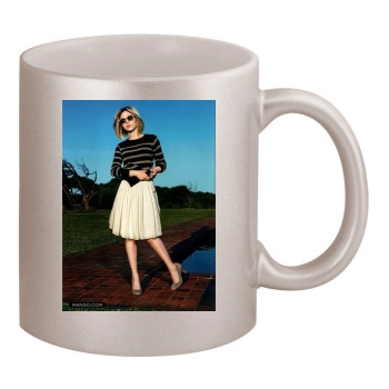 Scarlett Johansson 11oz Metallic Silver Mug