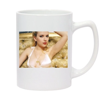 Scarlett Johansson 14oz White Statesman Mug