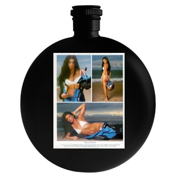 Famke Janssen Round Flask