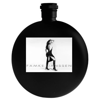 Famke Janssen Round Flask