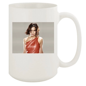 Famke Janssen 15oz White Mug