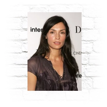 Famke Janssen Metal Wall Art