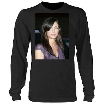 Famke Janssen Men's Heavy Long Sleeve TShirt