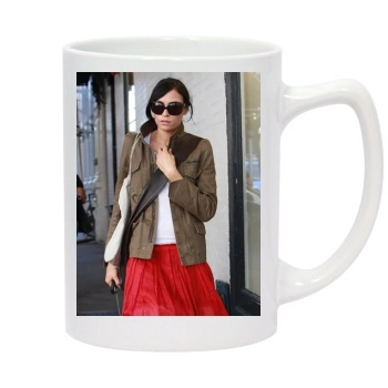 Famke Janssen 14oz White Statesman Mug