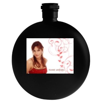 Famke Janssen Round Flask