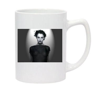 Famke Janssen 14oz White Statesman Mug