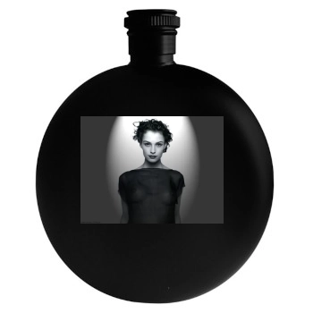 Famke Janssen Round Flask