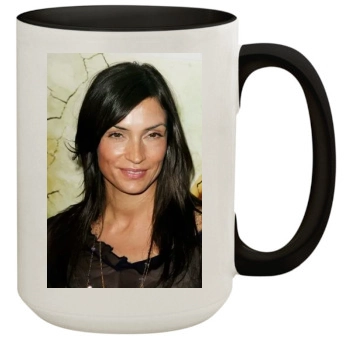 Famke Janssen 15oz Colored Inner & Handle Mug