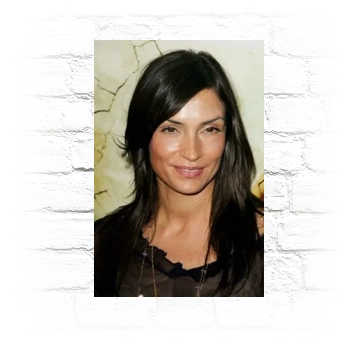 Famke Janssen Metal Wall Art