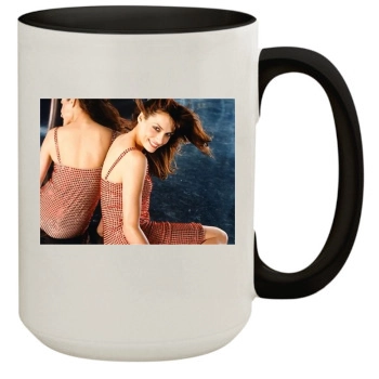 Famke Janssen 15oz Colored Inner & Handle Mug