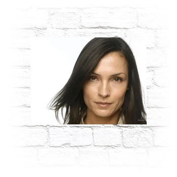 Famke Janssen Metal Wall Art