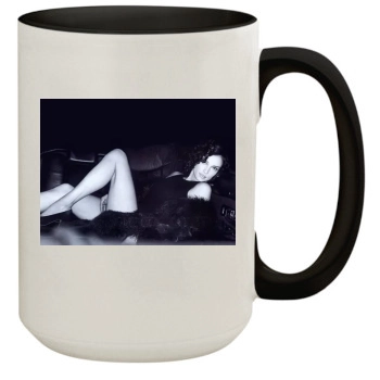 Famke Janssen 15oz Colored Inner & Handle Mug