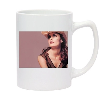 Famke Janssen 14oz White Statesman Mug