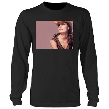 Famke Janssen Men's Heavy Long Sleeve TShirt