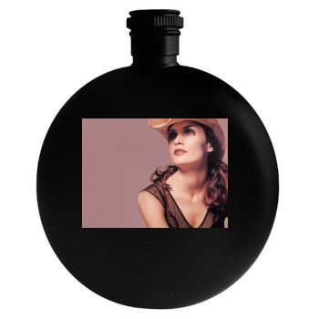 Famke Janssen Round Flask