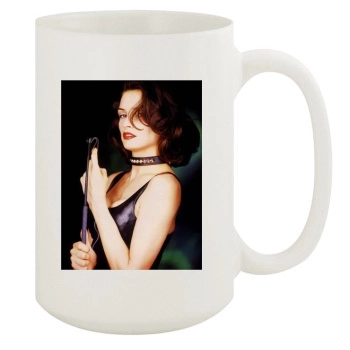 Famke Janssen 15oz White Mug