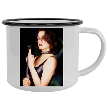 Famke Janssen Camping Mug