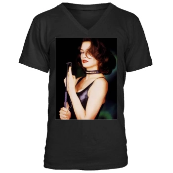 Famke Janssen Men's V-Neck T-Shirt