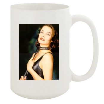 Famke Janssen 15oz White Mug