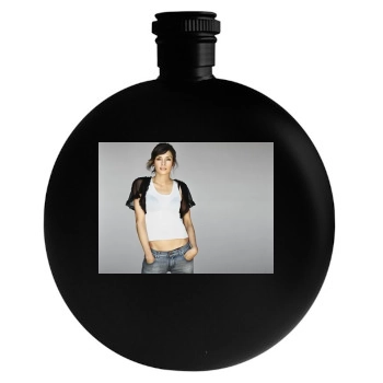 Famke Janssen Round Flask