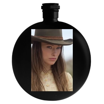 Olivia Wilde Round Flask