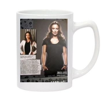 Olivia Wilde 14oz White Statesman Mug