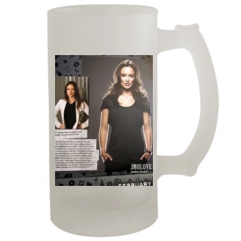 Olivia Wilde 16oz Frosted Beer Stein