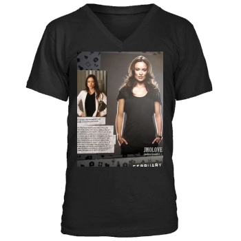 Olivia Wilde Men's V-Neck T-Shirt