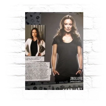 Olivia Wilde Metal Wall Art