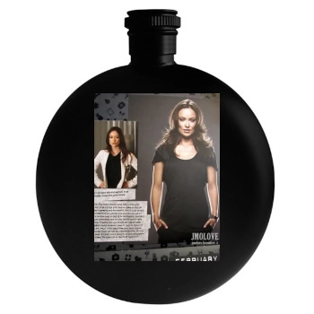 Olivia Wilde Round Flask