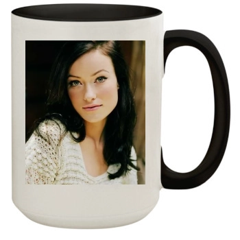 Olivia Wilde 15oz Colored Inner & Handle Mug