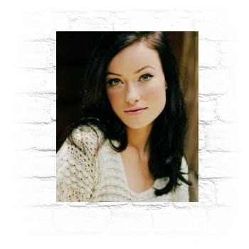 Olivia Wilde Metal Wall Art