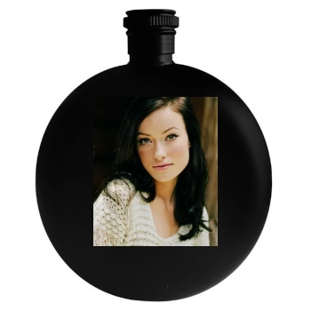 Olivia Wilde Round Flask