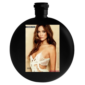 Olivia Wilde Round Flask