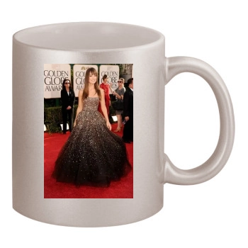 Olivia Wilde 11oz Metallic Silver Mug