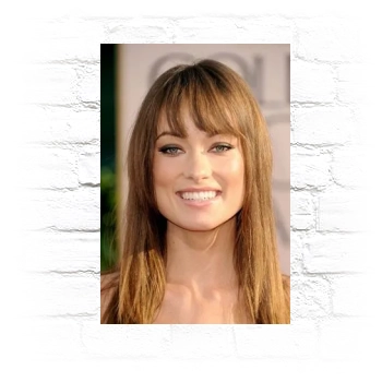 Olivia Wilde Metal Wall Art