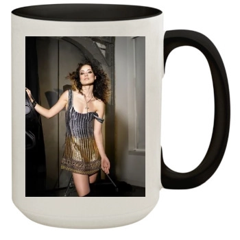 Olivia Wilde 15oz Colored Inner & Handle Mug