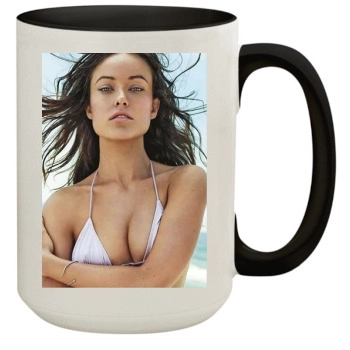 Olivia Wilde 15oz Colored Inner & Handle Mug