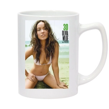 Olivia Wilde 14oz White Statesman Mug