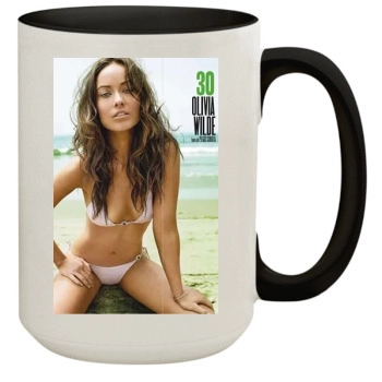 Olivia Wilde 15oz Colored Inner & Handle Mug