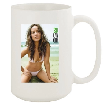 Olivia Wilde 15oz White Mug