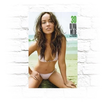 Olivia Wilde Metal Wall Art