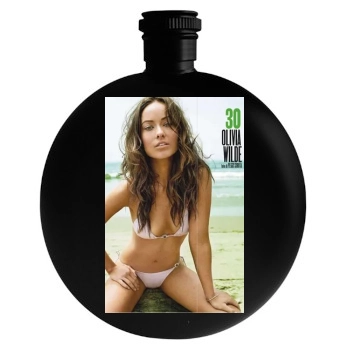 Olivia Wilde Round Flask