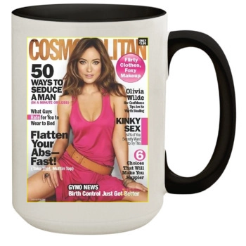 Olivia Wilde 15oz Colored Inner & Handle Mug