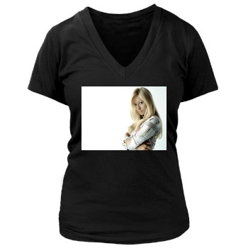 Olivia Wilde Women's Deep V-Neck TShirt