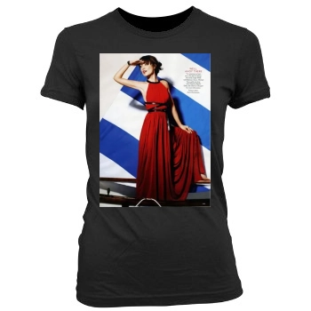 Olivia Wilde Women's Junior Cut Crewneck T-Shirt