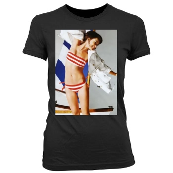 Olivia Wilde Women's Junior Cut Crewneck T-Shirt